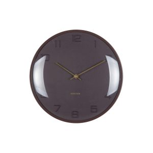 Karlsson wandklok Fuerte Dome – bruin – Ø30.5cm Karlsson wandklok Fuerte Dome – bruin – Ø30.5cm