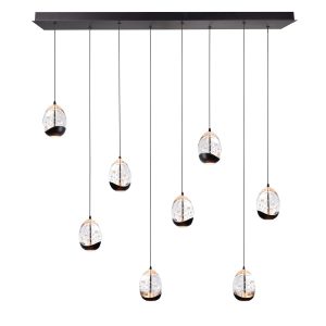 Highlight hanglamp Clear – 8 lichts – 115 x 155 cm – helder zwart Highlight hanglamp Clear – 8 lichts – 115 x 155 cm – helder zwart