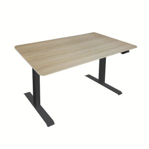 Home Deluxe in hoogte verstelbaar bureau LUMINA Zwart – Bruin
