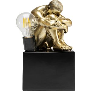 Kare Design tafellamp – man opgekruld – goud