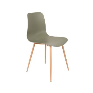 Housecraft Living Leon Eetkamerstoelen Groen – Set van 2