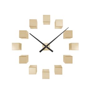 Karlsson wandklok DIY Cubic Metallic – goud – Ø40cm Karlsson wandklok DIY Cubic Metallic – goud – Ø40cm