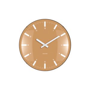 Karlsson wandklok Realista Dome – geel – Ø35cm