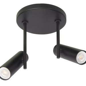Highlight spot Trend – 2 lichts – 15 x 24 cm – zwart