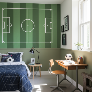 ESTAhome fotobehang voetbalveld groen – 400 x 279 cm – 159436 ESTAhome fotobehang voetbalveld groen – 400 x 279 cm – 159436