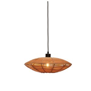 GOOD&MOJO hanglamp Tanami – bruin – Ø55cm GOOD&MOJO hanglamp Tanami – bruin – Ø55cm