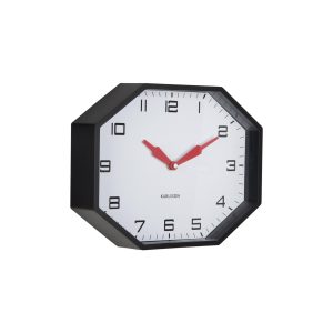 Karlsson wandklok Modern Factory Octagon – zwart – Ø32cm Karlsson wandklok Modern Factory Octagon – zwart – Ø32cm