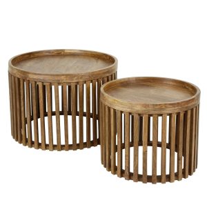 Giga Meubel Salontafel Tweak – Naturel Hout – Set van 2 – 65x65x40cm Giga Meubel Salontafel Tweak – Naturel Hout – Set van 2 – 65x65x40cm