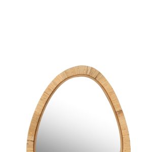 J-Line spiegel Paille – jute/glas – naturel – small – 54 x 46.5 cm J-Line spiegel Paille – jute/glas – naturel – small – 54 x 46.5 cm