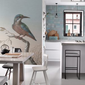 ESTAhome fotobehang ijsvogel op tak avondrood – 186 x 279 cm – 158888 ESTAhome fotobehang ijsvogel op tak avondrood – 186 x 279 cm – 158888