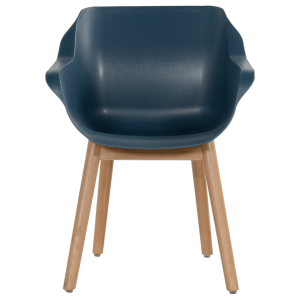 Hartman Tuinstoel Sophie Teak – Donkerblauw Kunststof/Hout – Set Van 2 Hartman Tuinstoel Sophie Teak – Donkerblauw Kunststof/Hout – Set Van 2