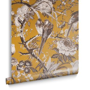 Graham & Brown Vliesbehang Perrow Yellow Graham & Brown Vliesbehang Perrow Yellow