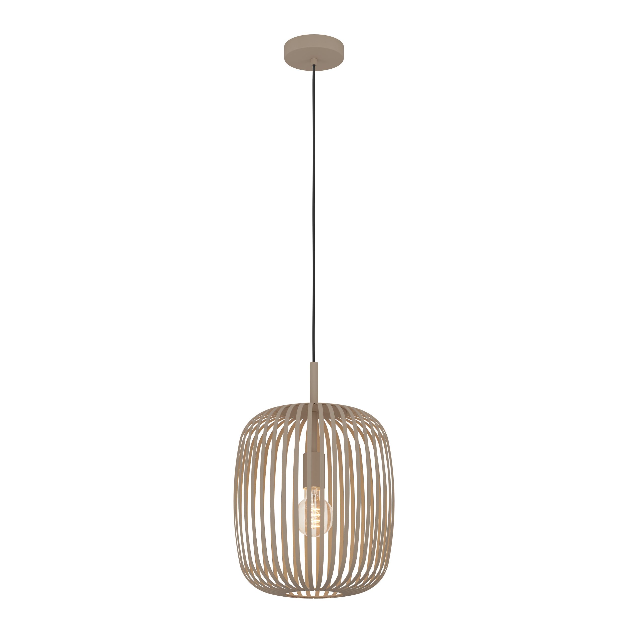 EGLO hanglamp Romazzina - e27 - ø 32,5 cm - zandkleur