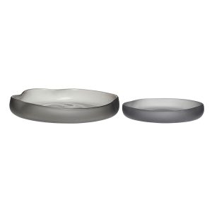 Hübsch kommen Bow – glas – ø23xh4, ø30xh5cm Hübsch kommen Bow – glas – ø23xh4, ø30xh5cm