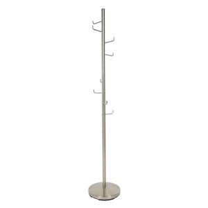 Housecraft Living Hooked kapstok staand metaal Zilver