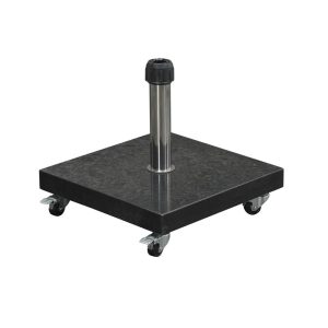 Eureka granieten parasolvoet – 40 kg – royal antraciet – verrijdbaar
