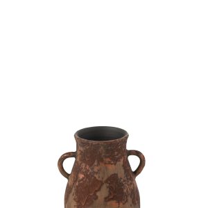 J-Line vaas Amphore terra – keramiek – bruin – small – 30 cm hoog