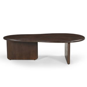 Giga Meubel Salontafel Sira – Organisch – Mangohout – 130cm