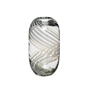 Hübsch vaas Swirl – glas – ø15xh28cm