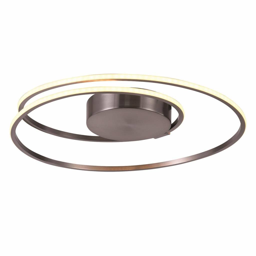 Freelight plafondlamp Ophelia - 1 lichts - 45 x 10 cm - mat chroom