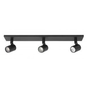 Highlight spot Rain – 3 lichts – 65 x 15 cm – zwart