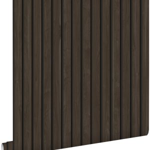 ESTAhome behang houten wandpanelen 3d donkerbruin – 53 cm x 10.05 m –