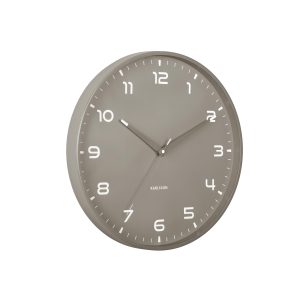 Karlsson wandklok Orgullo – grijs – Ø40cm Karlsson wandklok Orgullo – grijs – Ø40cm