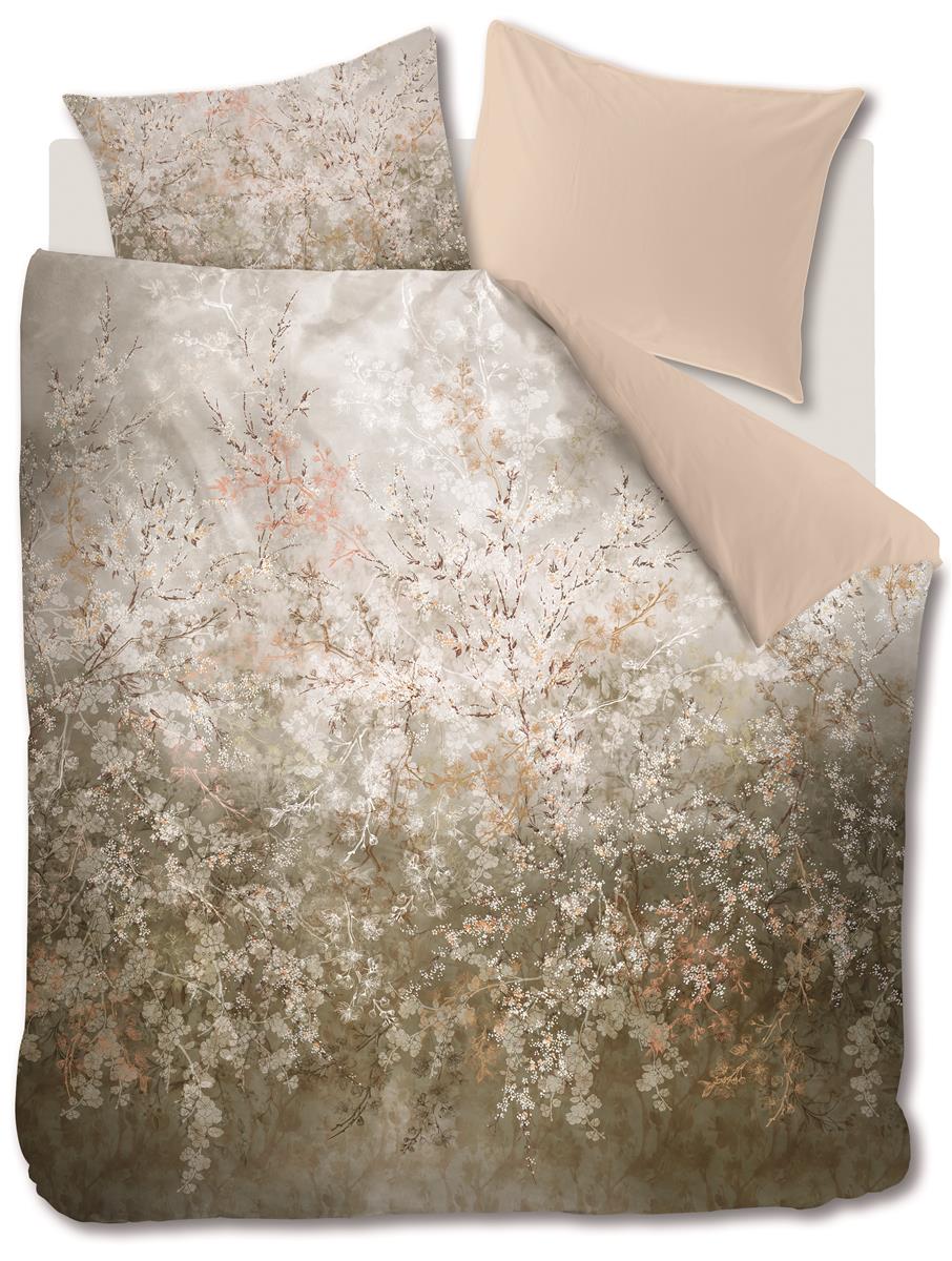 Kardol dekbedovertrek Floresence - 200x200/220 cm - naturel