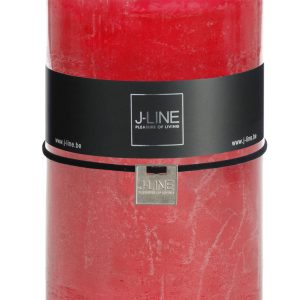 J-Line cilinderkaars – fuchsia – extra large – 95U – 6 stuks