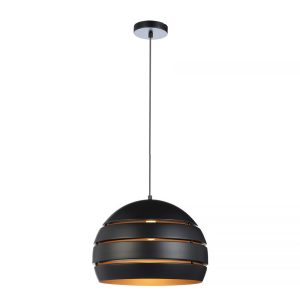 Freelight hanglamp Djarin – 1 lichts – 40 x 150 cm – zwart goud Freelight hanglamp Djarin – 1 lichts – 40 x 150 cm – zwart goud