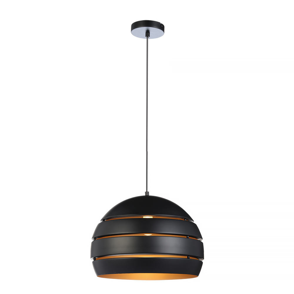 Freelight hanglamp Djarin - 1 lichts - 40 x 150 cm - zwart goud