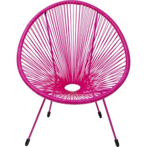 Kare Design Tuinfauteuil Acapulco Mono roze Kare Design Tuinfauteuil Acapulco Mono roze