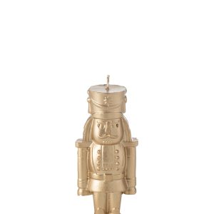J-Line kaars Notenkraker – goud – small – 4U J-Line kaars Notenkraker – goud – small – 4U