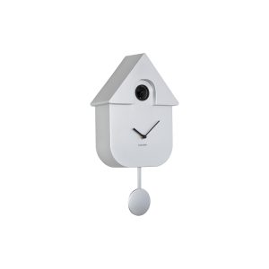 Karlsson wandklok Modern Cuckoo Metallic – zilver – 21.5×8.5x41cm Karlsson wandklok Modern Cuckoo Metallic – zilver – 21.5×8.5x41cm