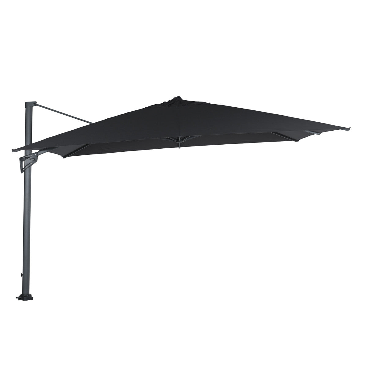 Garden Impressions zweefparasol Hawaii King Pole zwart doek - 400x400