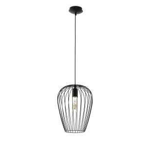 EGLO hanglamp Newtown – e27 – ø 27,5 cm – zwart EGLO hanglamp Newtown – e27 – ø 27,5 cm – zwart