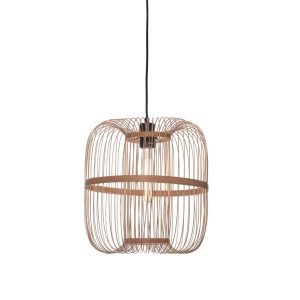 GOOD&MOJO hanglamp Hokkaido – bruin – Ø38cm GOOD&MOJO hanglamp Hokkaido – bruin – Ø38cm