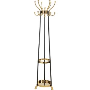 Kare Design Kapstok Luna zwart en goud