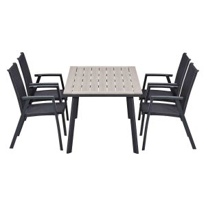 Garden Impressions Tuinset Santana 5-delig – Penedo tuintafel 160×90 c Garden Impressions Tuinset Santana 5-delig – Penedo tuintafel 160×90 c