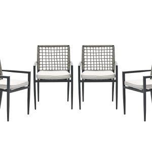 Garden Impressions Florance tuinstoelen set van 4 stapelbaar
