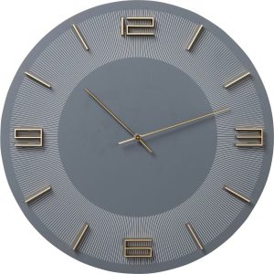 Kare Design Wandklok Leonardo grijs