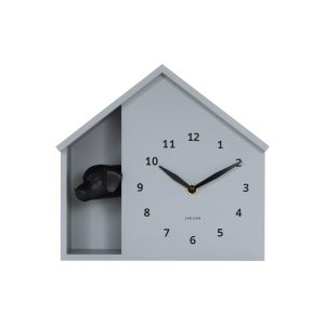 Karlsson wandklok Peeking Doggy – grijs – Ø24.9cm Karlsson wandklok Peeking Doggy – grijs – Ø24.9cm
