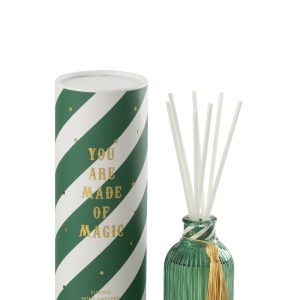 J-Line geurstokjes Magic – Elwood – glas – wit/groen – small J-Line geurstokjes Magic – Elwood – glas – wit/groen – small