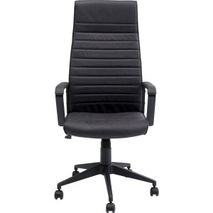 Kare Design Draaibare Bureaustoel Labora hoog zwart