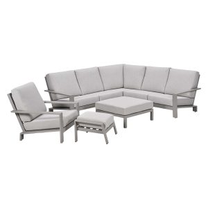 Garden Impressionshoek loungeset Coba 6-delig – taupe Garden Impressionshoek loungeset Coba 6-delig – taupe