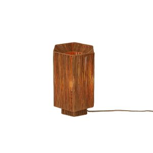 GOOD&MOJO tafellamp Panama – bruin – 36x24x36cm