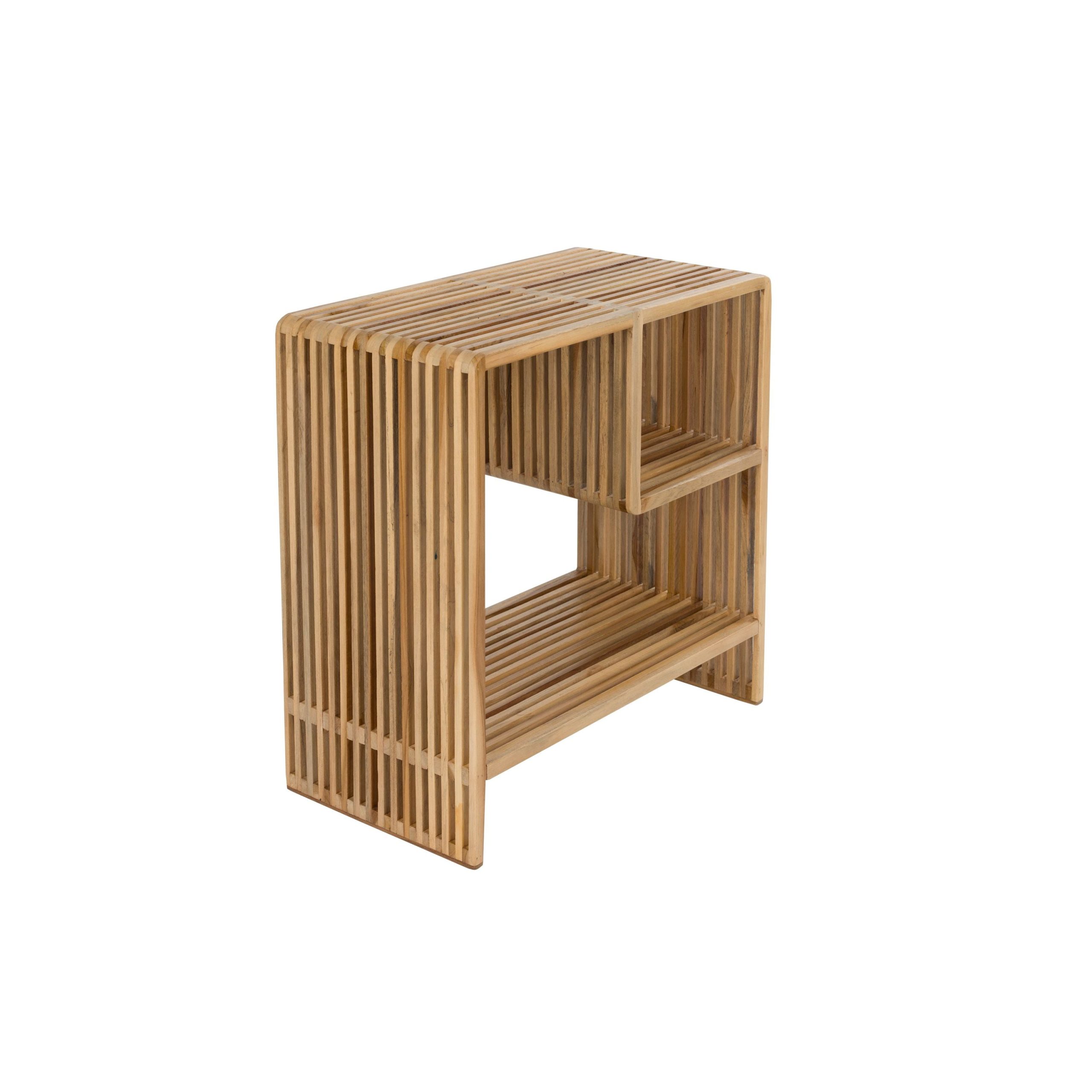 Housecraft Living Djia Bijzettafel/ Nachtkastje Teakhout - Bruin