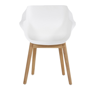 Hartman Tuinstoel Sophie – Wit/Naturel – Set Van 2 Hartman Tuinstoel Sophie – Wit/Naturel – Set Van 2
