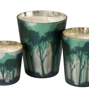 J-Line geurkaars Noa Bos – All of me – glas – groen/goud – large – 95U J-Line geurkaars Noa Bos – All of me – glas – groen/goud – large – 95U