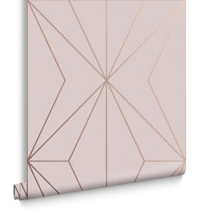 Graham & Brown Vliesbehang – Harmony Blush Rosegold – 10mx53cm